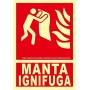 copy of MANTA APAGA FUEGOS Señal lucha contra incendios fotoluminiscente, aluminio, 297x420mm, CTE/UNE  23 035 Cat B