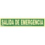 copy of SALIDA DE EMERGENCIA Señal de evacuación fotoluminiscente, pvc, 105x520mm ISO 7010:2012 Cat A