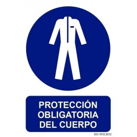 Señal PROTECCIÓN OBLIGATORIA DEL CUERPO Señal de seguridad - obligación