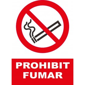 Señal PROHIBIT FUMAR Señal de prohibición - prohibido