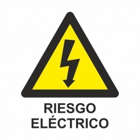 Señal TRIÁNGULO RIESGO ELÉCTRICO Señal de riesgo - peligro - eléctricas