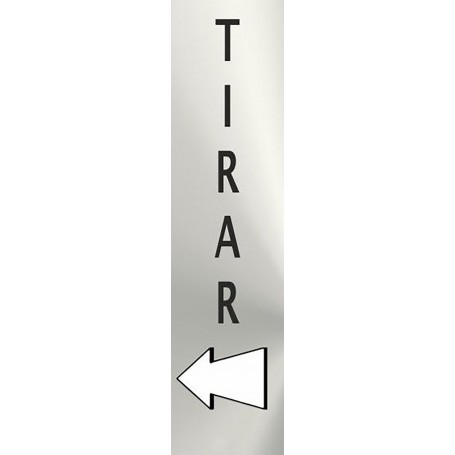 Señal TIRAR - Placa informativa