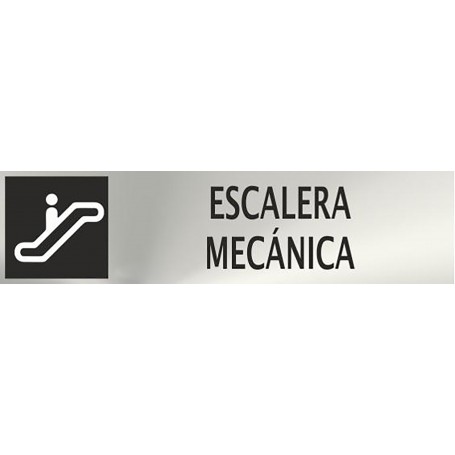 Señal ESCALERA MECÁNICA - Placa informativa
