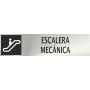 Señal ESCALERA MECÁNICA - Placa informativa