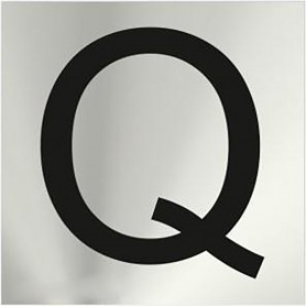Señal LETRA Q - Placa informativa