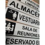 Señal SALA DE REUNIONES - Placa informativa