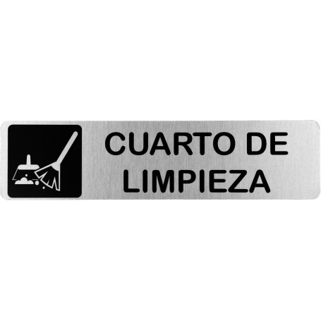 Señal CUARTO DE LIMPIEZA - Placa informativa