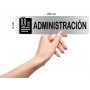 Señal ADMINISTRACIÓN CLIP - Placa informativa