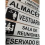 Señal TAQUILLA - Placa informativa