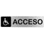 Señal ACCESO - Placa informativa