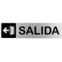 Señal SALIDA - Placa informativa