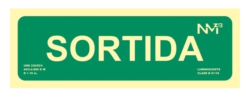 Señales en Catalán